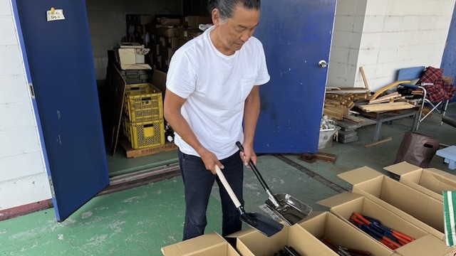新潟県の永塚製作所より熊本県へ物資のご提供
