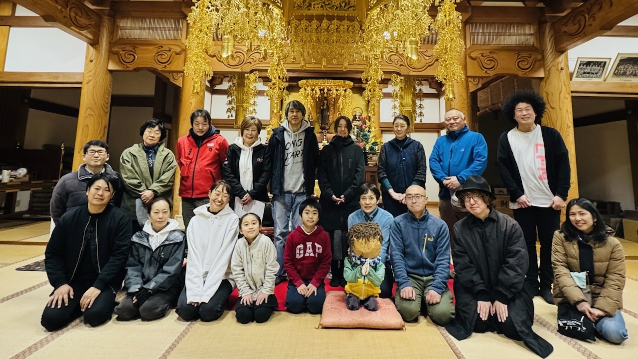 2025年2月11日月命日福島県楢葉町浄土宗の徳林寺にて